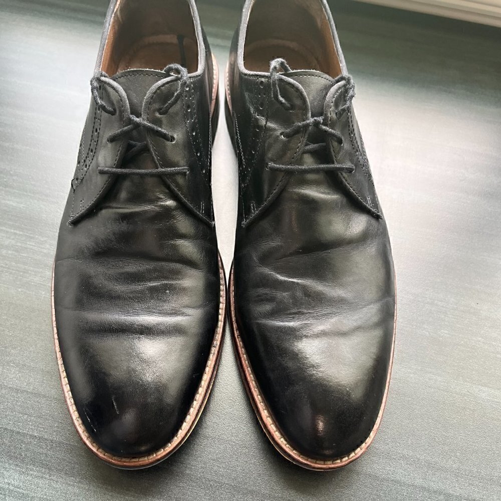 Johnston & Murphy Men's Bradford Cap Toe Black Size 10.5 EUC - Picture 2 of 3